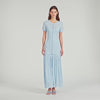 Levana Beaded Knit Maxi Dress Sky Blue