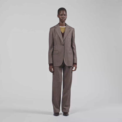 Alix Wool suit jacket Greige