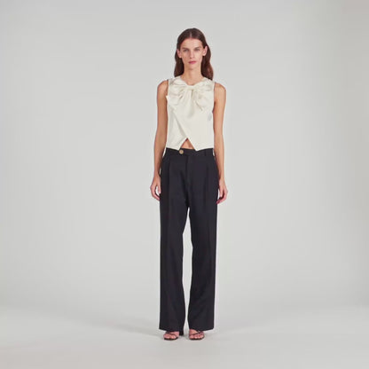 Terence Wool Suit Trousers Black