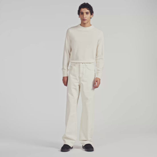 Baggy Ecru Baggy contrast jeans Ecru