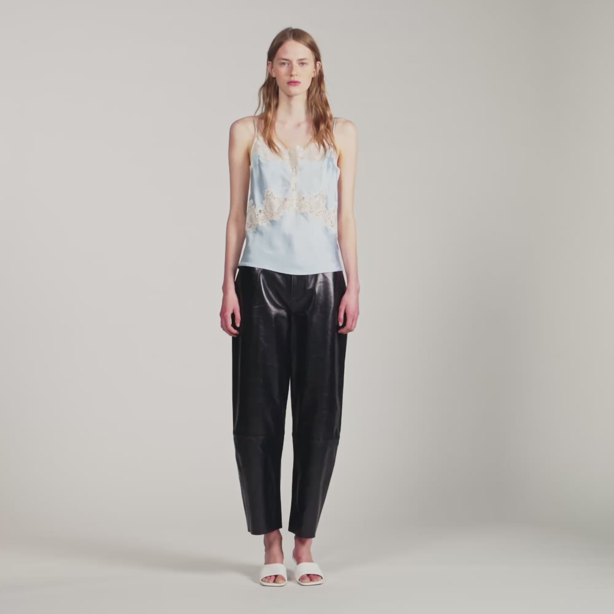 Plumeti  Top Blue / Ecru