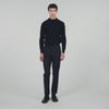 New Alpha Elasticated Straight-Leg Pants Black