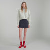 Altheora Striped wool skort Navy Blue