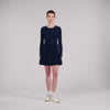 Magdaleina Fine Knit Cardigan Navy Blue