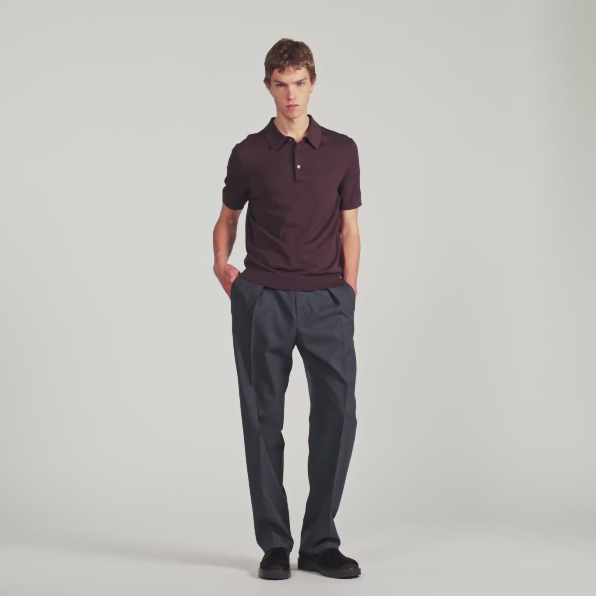 Pablo Cotton  Knit Jumper Chocolate