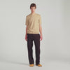 Pablo Tee Cotton Knitted T-Shirt Cappucino