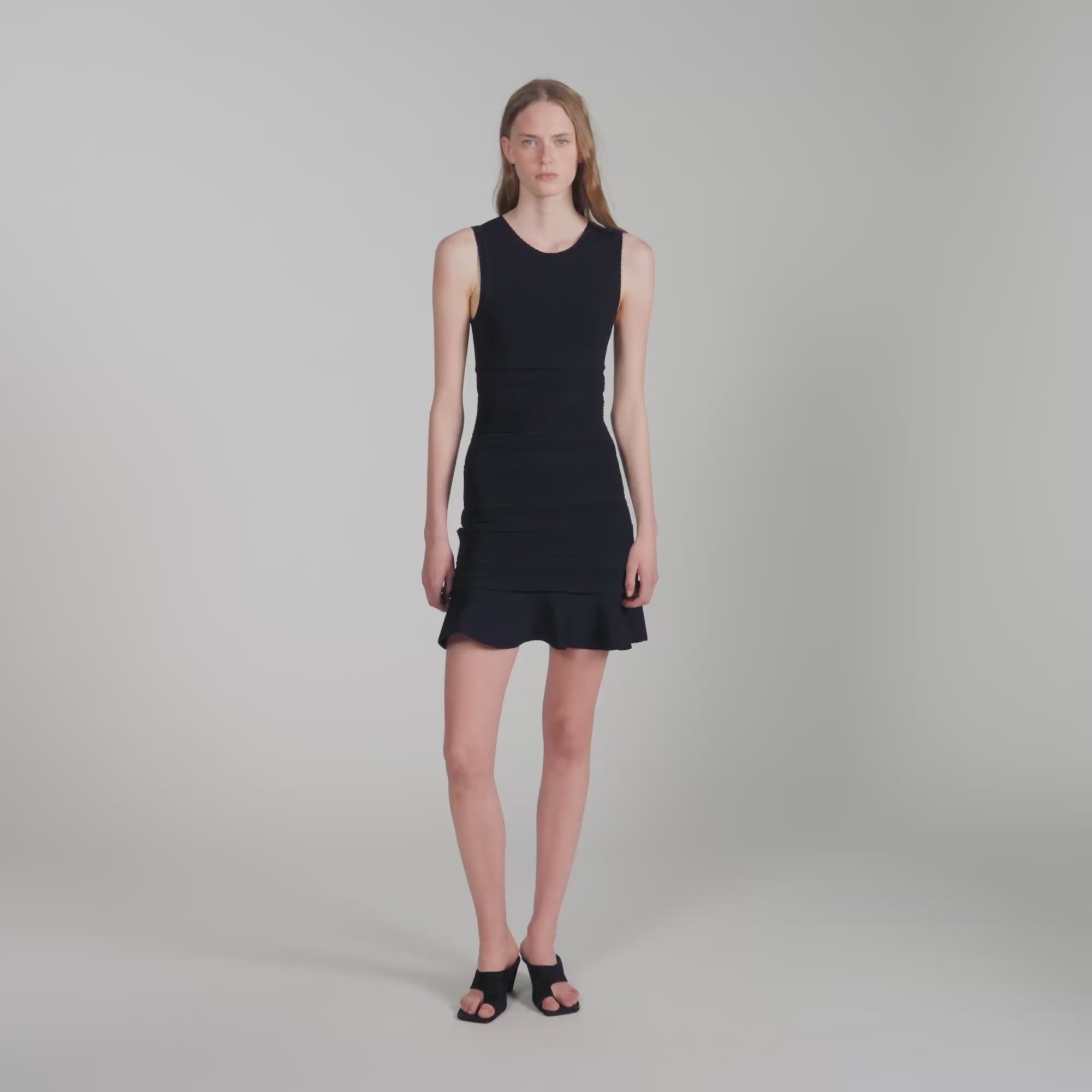 Lunaventa Short Fancy Knit Dress Black
