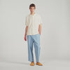 Sponge Shirt Mc Terry Knit Cardigan Ecru