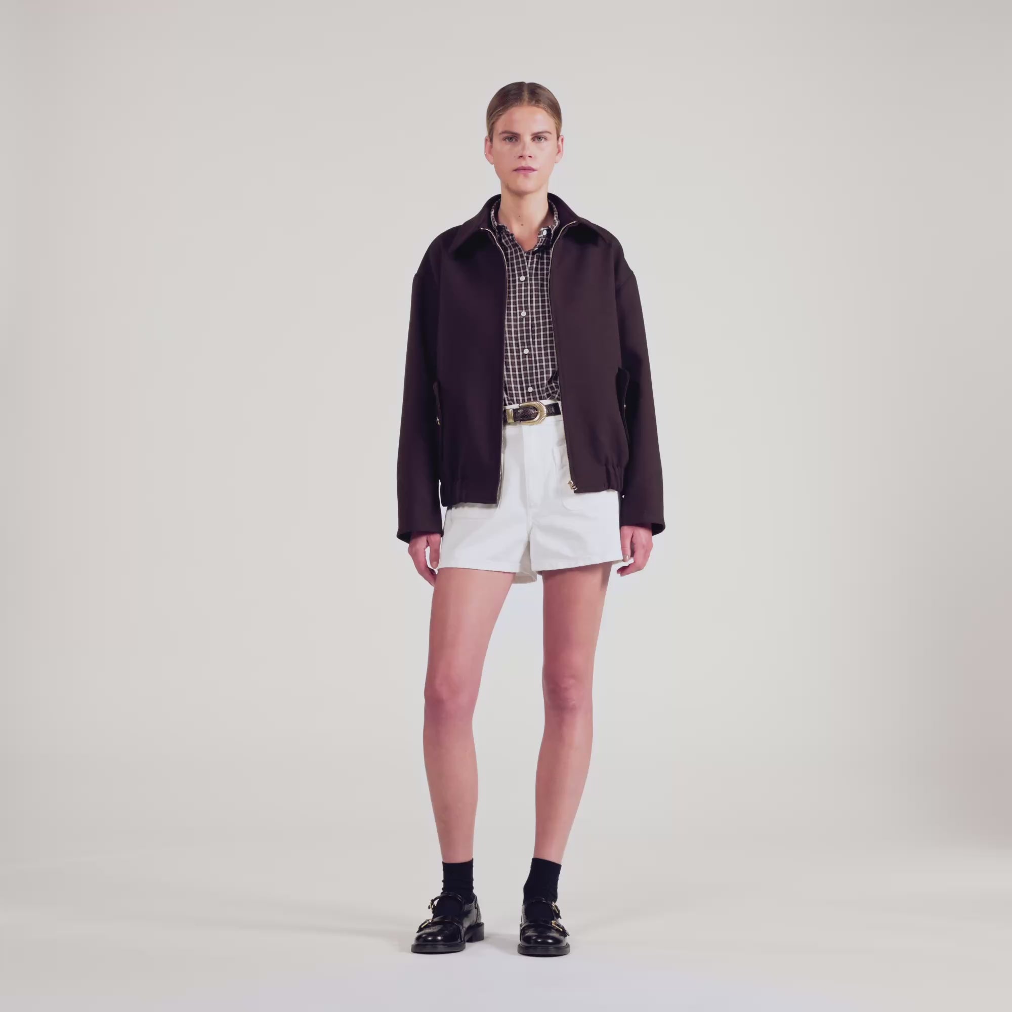Oversized Jacket Brown