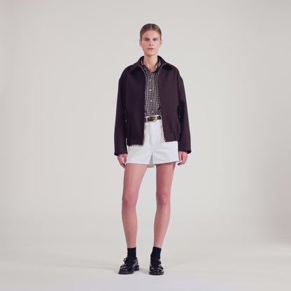 Oversized Jacket Brown