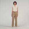 Marielle Cropped Shirt With Lace Details Ecru