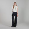 Citroria Ruffled Collar Shirt Ecru