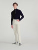 Zip Sweater Wool Sweater With Zipped Collar Carbon Black