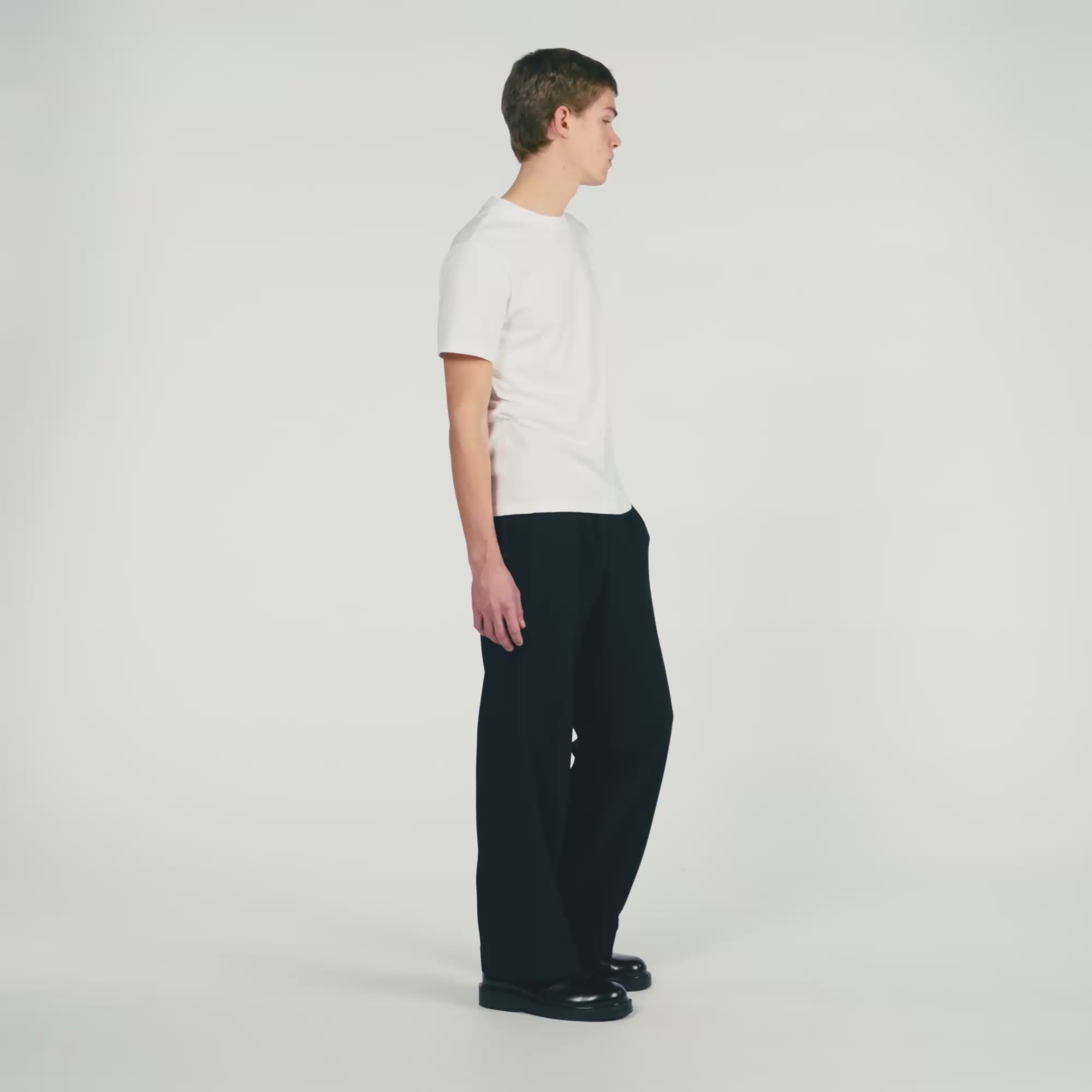Retro Ss Classic Tee T-Shirt With Double S Patch White