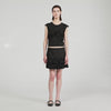 Draped T Shirt Black