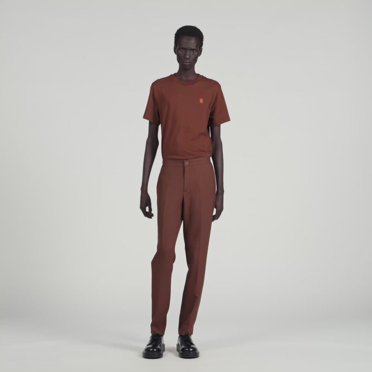 Jersey Jersey Trousers Cognac
