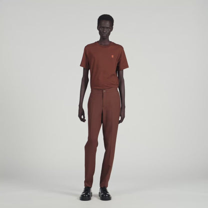 Jersey Jersey Trousers Cognac